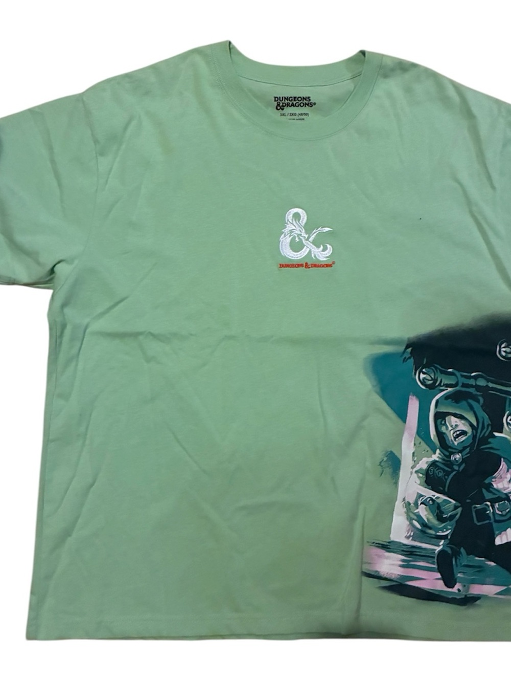 Dungeons & Dragons Cartoon  Graphic short sleeves Tee size 3XL